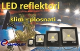 NOVO u našoj ponudi - LED reflektori SMD-LT - plosnati, IP65