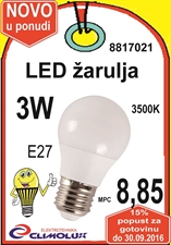 NEWS 09-2016 - LED bulbs 5W - 9W